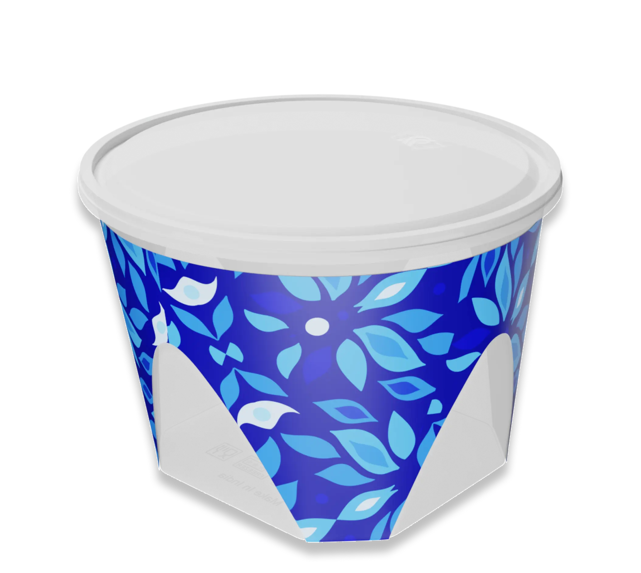 Round Square Container