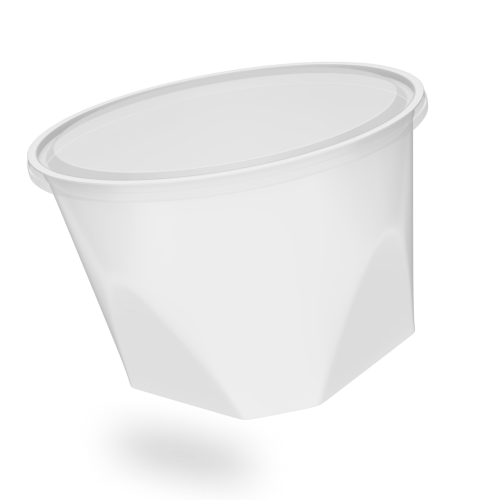 1000 ml Round Square